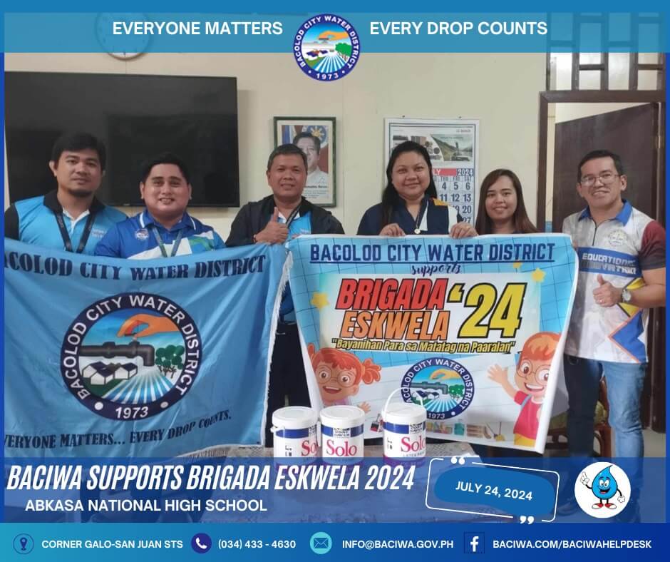 BACIWA Supports Brigada Eskwela 2024!
