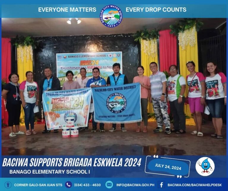 BACIWA Supports Brigada Eskwela 2024!