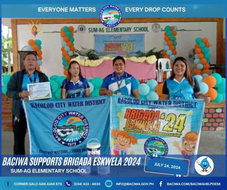 BACIWA Supports Brigada Eskwela 2024!