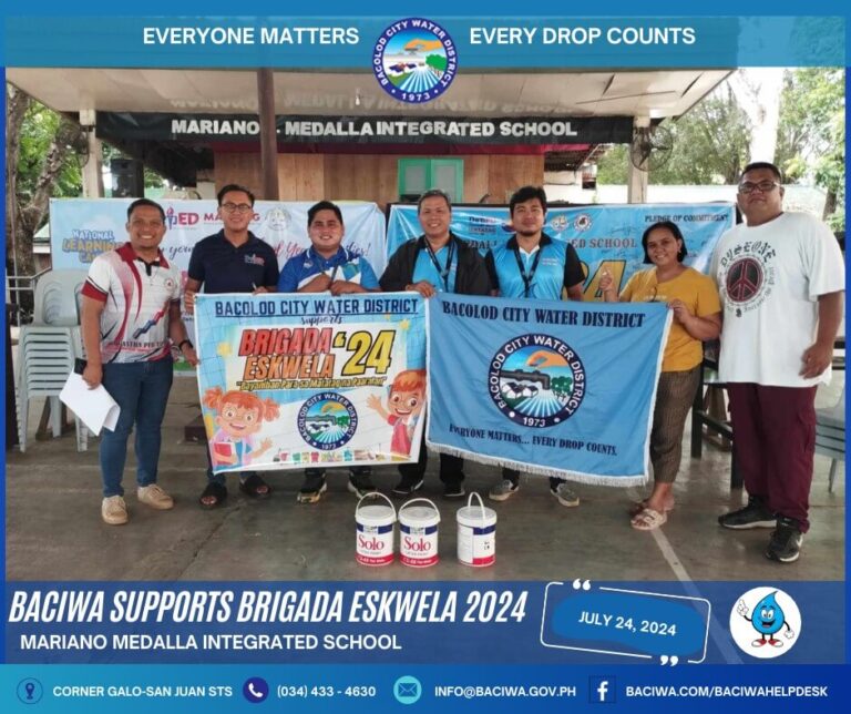 BACIWA Supports Brigada Eskwela 2024!