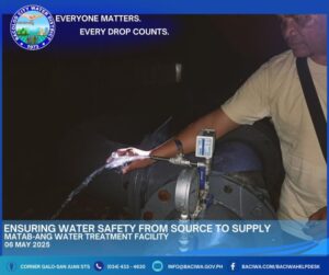 BACIWA Ensures Safe, Clean Water Through Regular Quality Tests