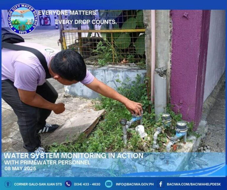 WATER SYSTEM MONITORING IN ACTION - May 8, 2025