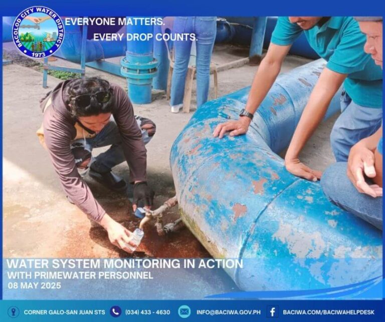 WATER SYSTEM MONITORING IN ACTION - May 8, 2025