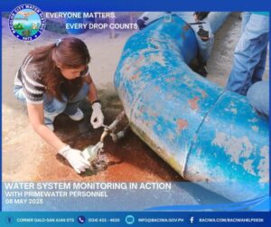 WATER SYSTEM MONITORING IN ACTION - May 8, 2025