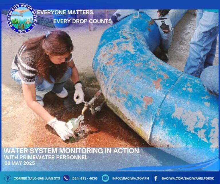 WATER SYSTEM MONITORING IN ACTION - May 8, 2025