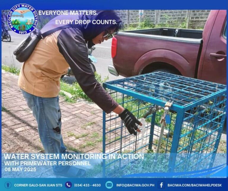 WATER SYSTEM MONITORING IN ACTION - May 8, 2025