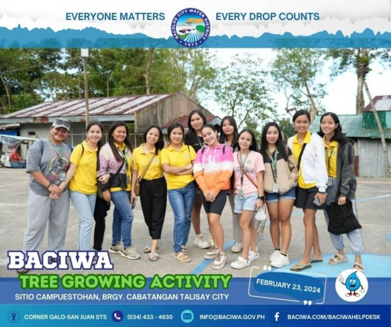 BACIWA TREE GROWING ACTIVITY: Sitio Campuestohan, Brgy. Cabatangan, Talisay City