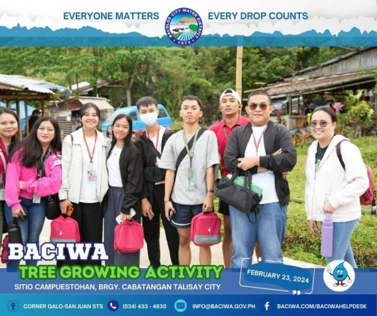 BACIWA TREE GROWING ACTIVITY: Sitio Campuestohan, Brgy. Cabatangan, Talisay City