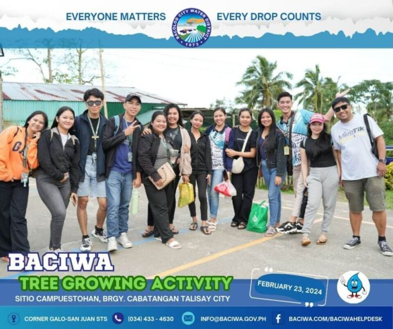 BACIWA TREE GROWING ACTIVITY: Sitio Campuestohan, Brgy. Cabatangan, Talisay City