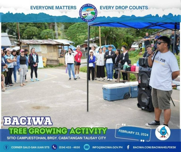 BACIWA TREE GROWING ACTIVITY: Sitio Campuestohan, Brgy. Cabatangan, Talisay City