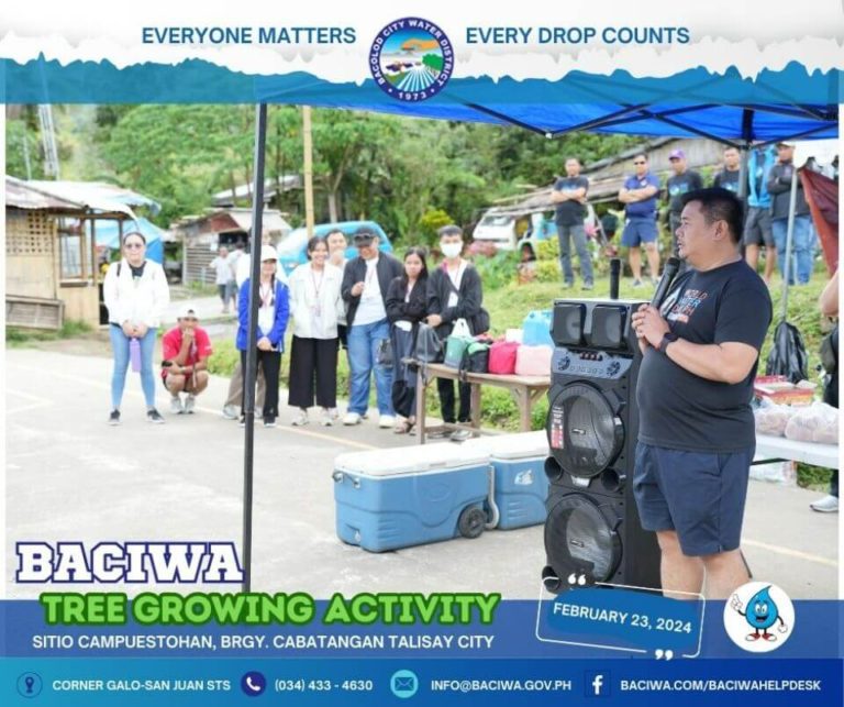 BACIWA TREE GROWING ACTIVITY: Sitio Campuestohan, Brgy. Cabatangan, Talisay City