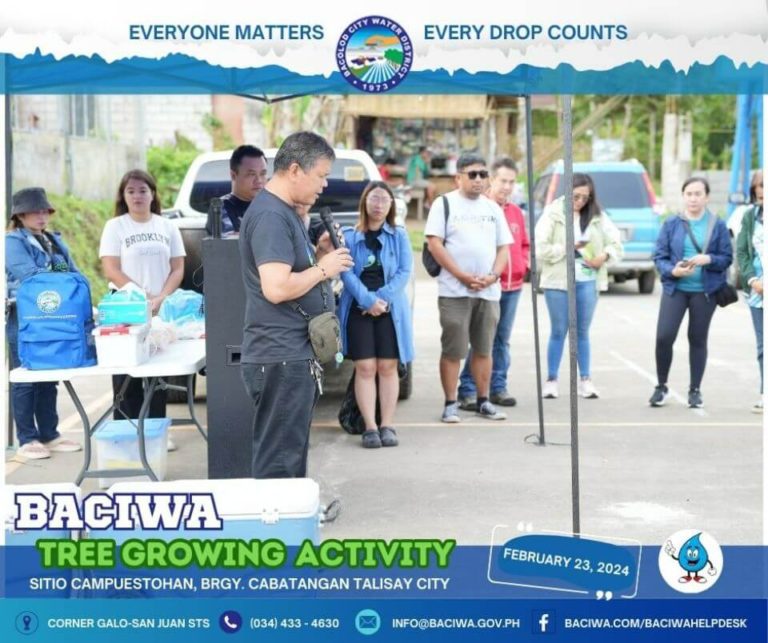 BACIWA TREE GROWING ACTIVITY: Sitio Campuestohan, Brgy. Cabatangan, Talisay City