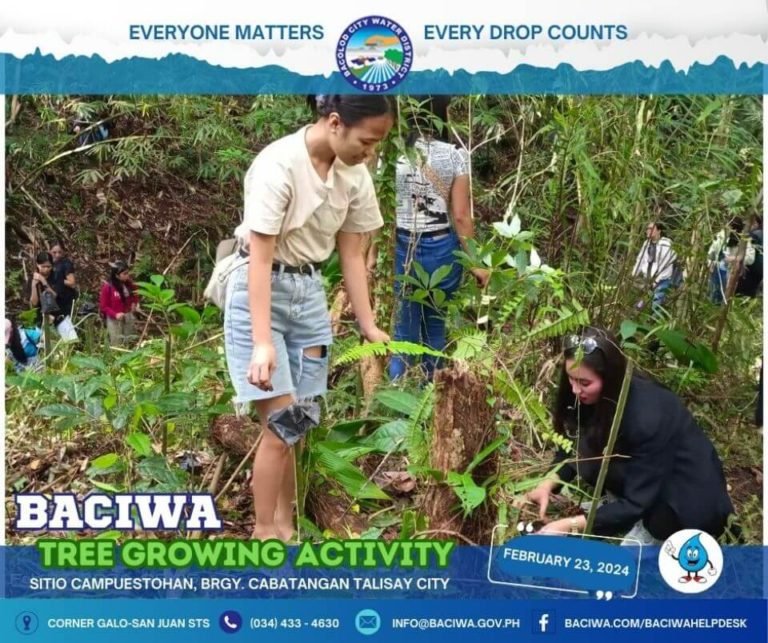 BACIWA TREE GROWING ACTIVITY: Sitio Campuestohan, Brgy. Cabatangan, Talisay City