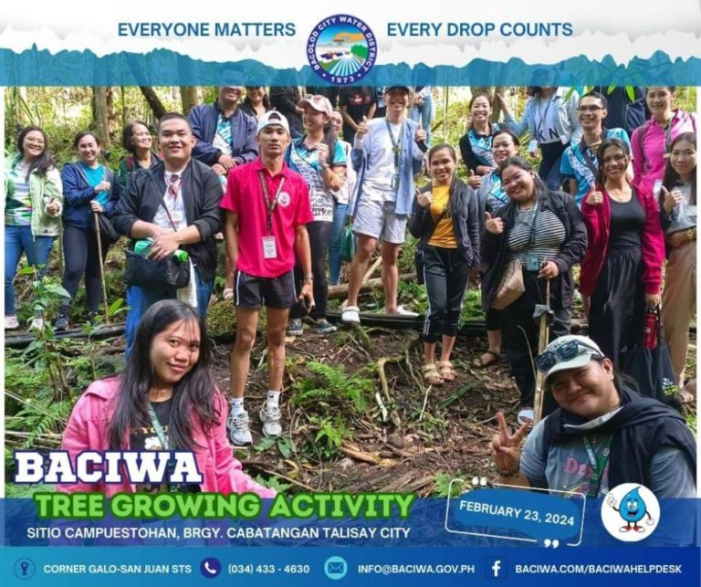 BACIWA TREE GROWING ACTIVITY: Sitio Campuestohan, Brgy. Cabatangan, Talisay City