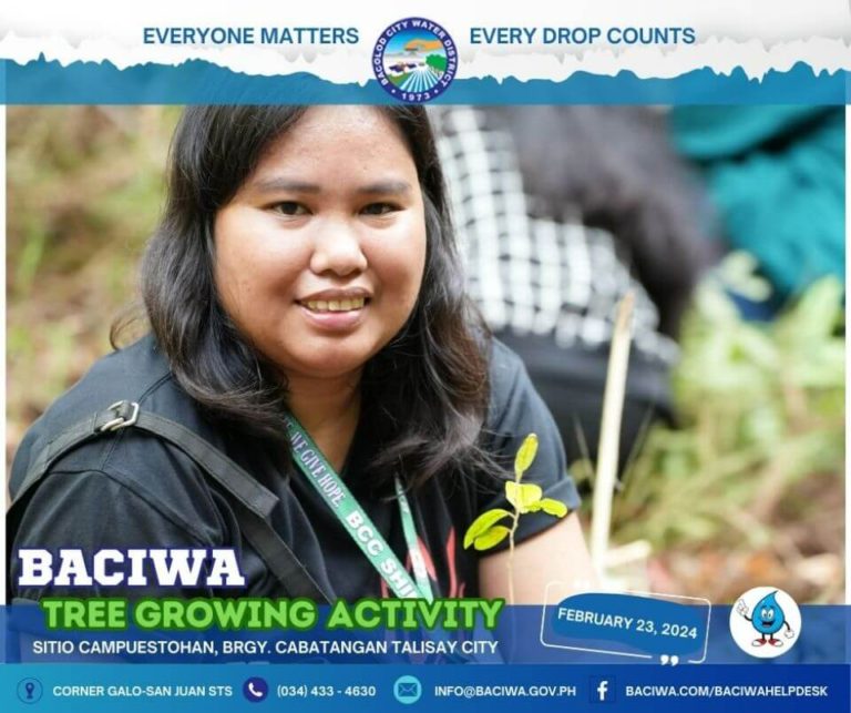 BACIWA TREE GROWING ACTIVITY: Sitio Campuestohan, Brgy. Cabatangan, Talisay City
