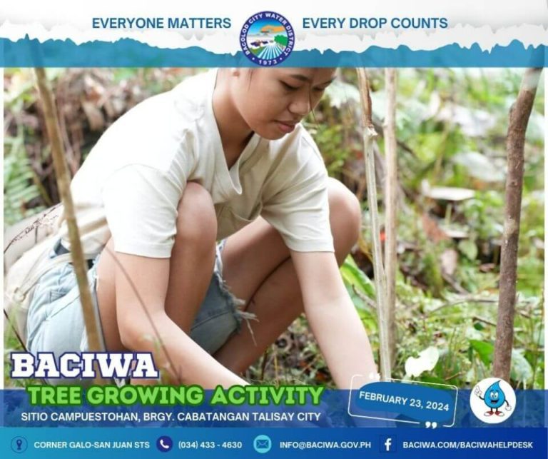 BACIWA TREE GROWING ACTIVITY: Sitio Campuestohan, Brgy. Cabatangan, Talisay City