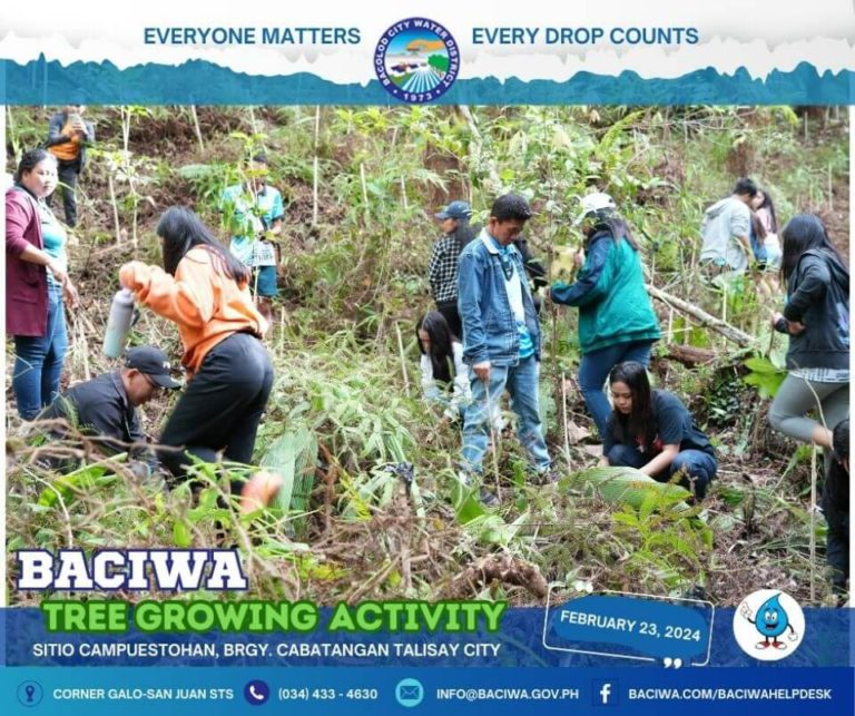 BACIWA TREE GROWING ACTIVITY: Sitio Campuestohan, Brgy. Cabatangan, Talisay City