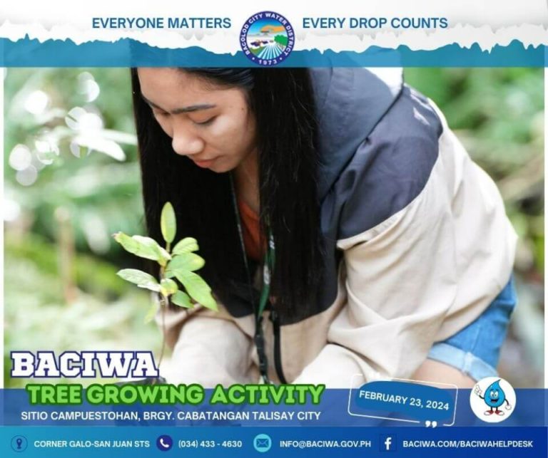 BACIWA TREE GROWING ACTIVITY: Sitio Campuestohan, Brgy. Cabatangan, Talisay City