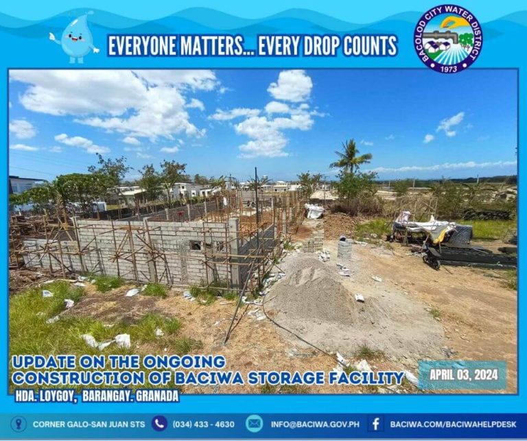 Update on the ongoing construction of BACIWA's Storage Facility