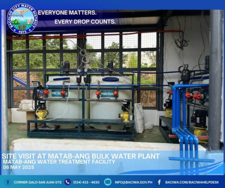 Site Visit at Matab-ang Bulk Water Plant - May 6, 2025