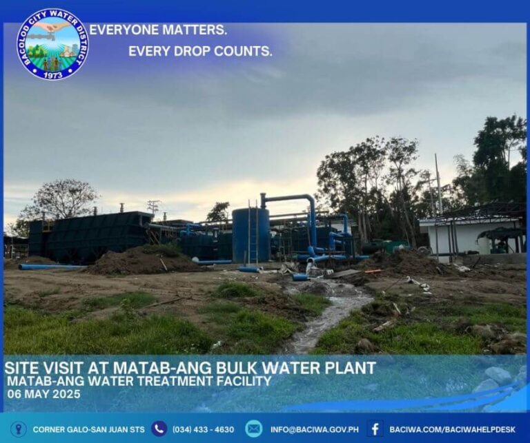 Site Visit at Matab-ang Bulk Water Plant - May 6, 2025